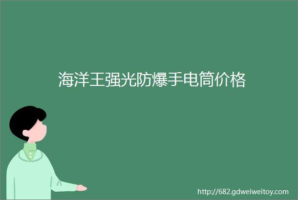 海洋王强光防爆手电筒价格