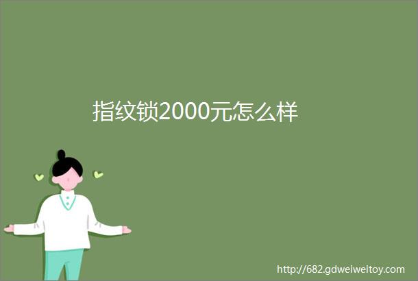 指纹锁2000元怎么样